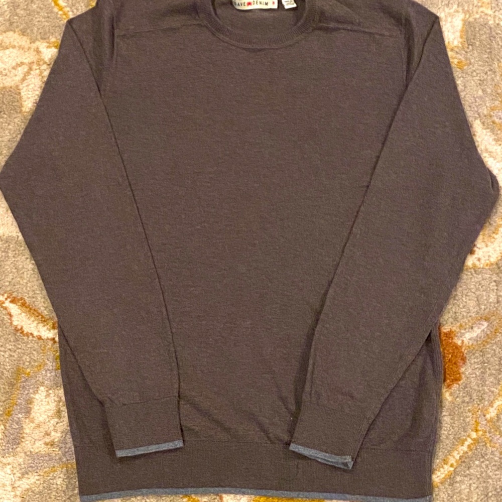 Agave Denim crew neck sweater - 100% Supima Cotton